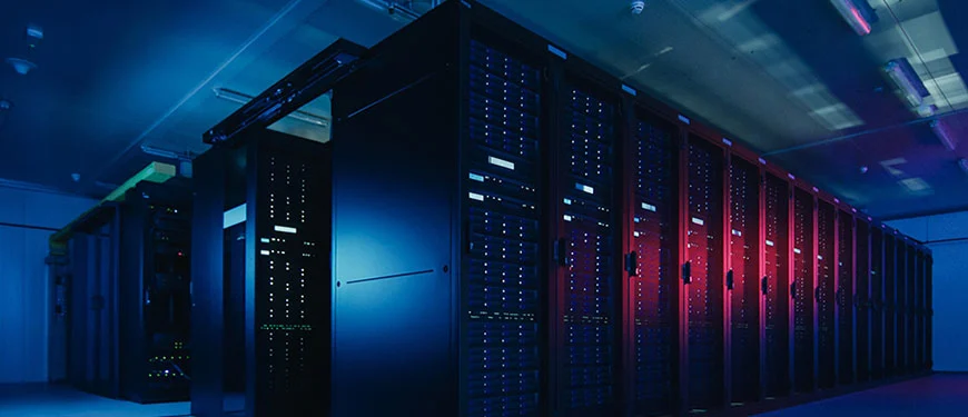 Server room for an enterprise business