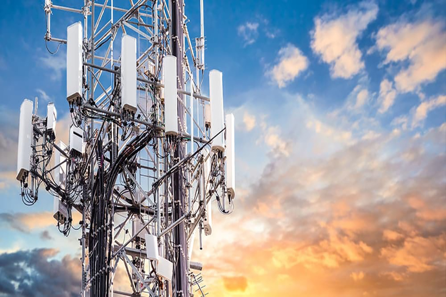 A 5G tower.